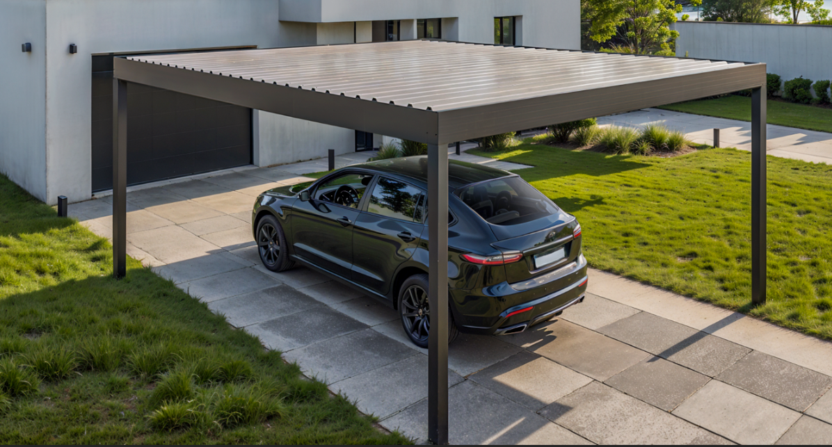 Flat Line Carport nach Maß