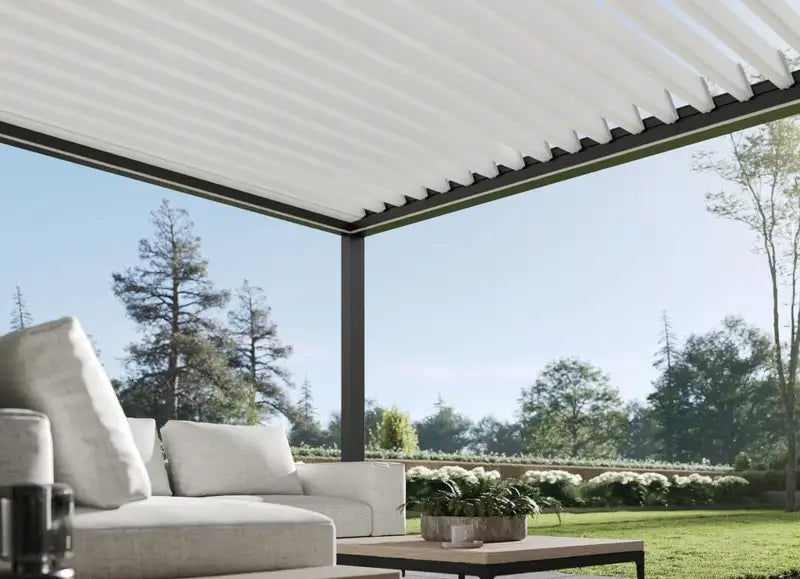 SunPro Plus Lamellendach als Premium Outdoor Living Lösung